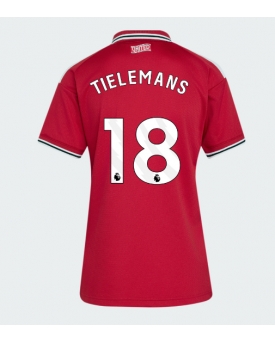 Manchester United Youri Tielemans #18 Maglia Gara Casa Repliche 2026-27 Donna Maniche Corte